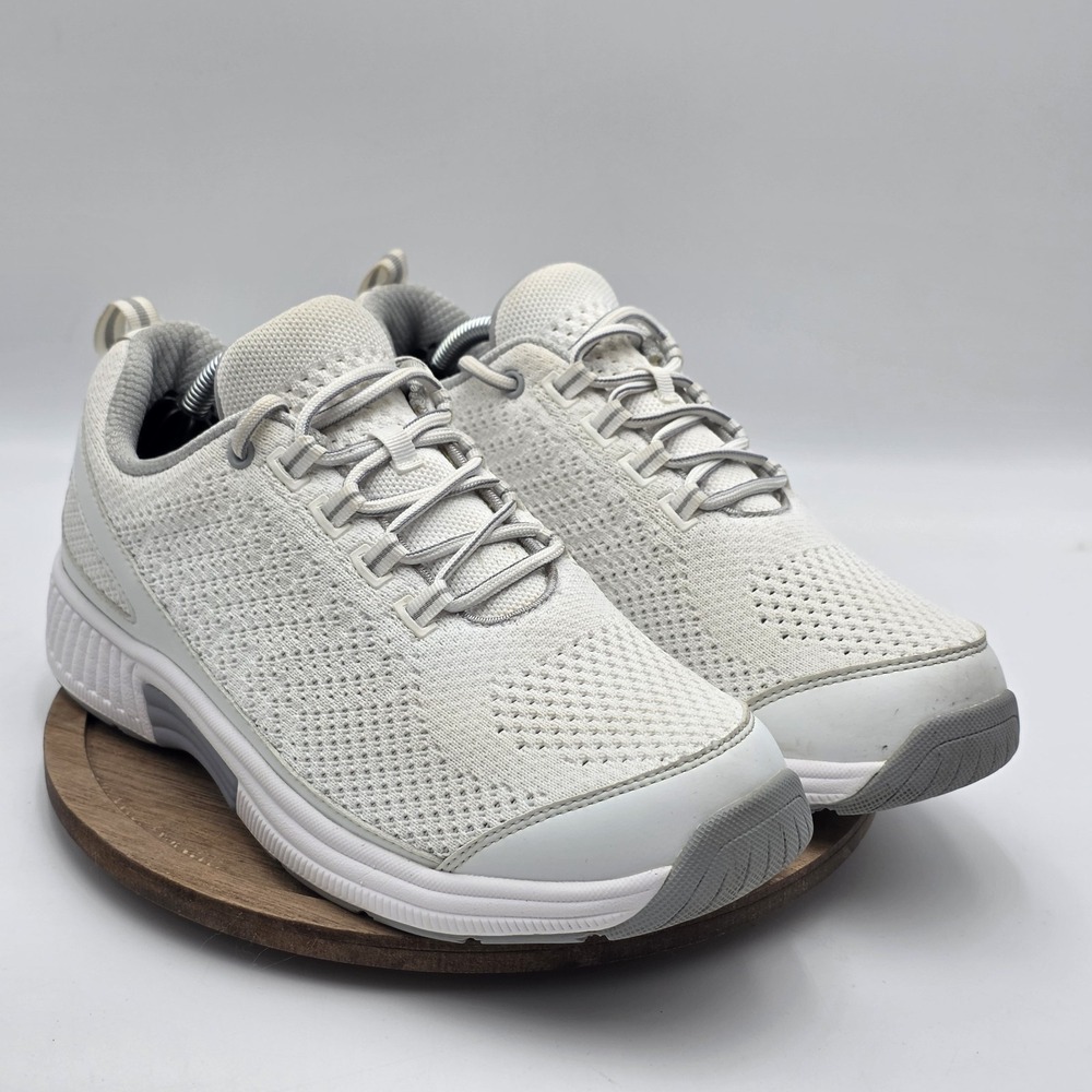 Orthofeet Womens 988 White Athletic Trainers Tennis Shoe Sneaker Size 8.5 B
